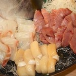 二代目　魚がし - 食べ放題の刺身アップ