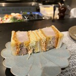 洋食堂 葡萄 - デザートにヒレカツサンドやみつきになりそう