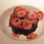 リストランテ G - 鮪　根芯大根　菜の花のエチュベ