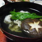 武蔵野 - 2014.10)はもとシイタケのお吸い物