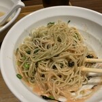 NIBOSHI MANIA - 和え麺　明太ジェノベーゼ