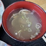 つちや食事処 - アサリの味噌汁