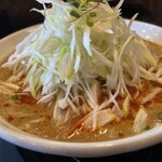 ラーメン南の - 背脂担々麺ネギトッピング