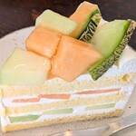 ユクリ - メロン　ショートケーキ¥620
