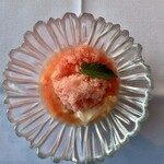 アル・ケッチァーノ  - スイカのグラニータ（空撮）