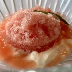 アル・ケッチァーノ  - スイカのグラニータ（接写）