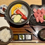 すき焼き 牛しゃぶ 松重 - こちらが160g