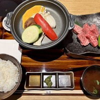 すき焼き 牛しゃぶ 松重 - こちらが100g