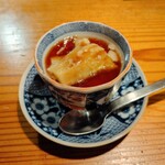 炭火やきとり とりこころ - とうもろこしと何かの冷製