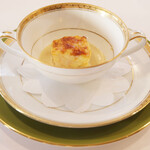 ポアブル - ランチコース　7370円 の温かい蟹 栗のソース