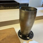 鮨おばな - 麦焼酎ソーダ割り