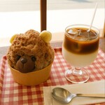 アンズトモモ - トム1400円＋アイスカフェオレセット500円