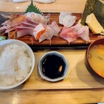 うみからそらへ - 刺身定食  1600円
