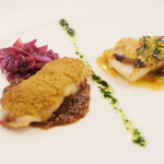 ポアブル - ランチコース　7370円 のカサゴのラタトゥイユ、カレー風味のソイ