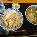 饂飩屋康平衛 - 親子丼とうどんのセット