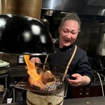 中津をにく - 【 サーロインの藁焼き 】