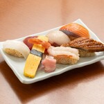 Ganso Bucchigiri Zushi Uoshin Minami Nanba Ten - Bucchigiri Set Meal