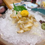 ぶんぶく - バイ貝の刺身