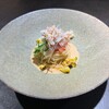 十皿 - 毛蟹の冷製カッペリーニ　ごま風味