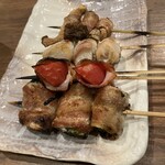 炭火串焼と旬鮮料理の店 やさい巻き串の獅志丸 - 