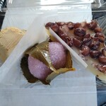 長岡京鳴海餅 - よもぎ大福／桜餅／水無月