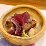 穴子料理と地酒 浅草 川井 - 鰹の藁焼き　気仙沼産