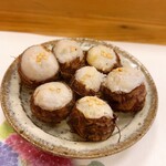 穴子料理と地酒 浅草 川井 - 石川芋の衣かつぎ
