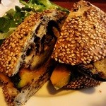 パーラー江古田 - 季節の野菜サンドセットをごまパンで