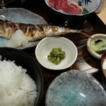 さわら - 2014.10.15訪問：さわら定食（メインは秋刀魚）