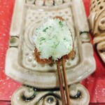 Kushi no Bo Mitsui No Mori Ten - Stuffed Shiitake Mushrooms