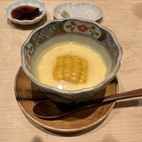 鮨 はしもと - トウモロコシの茶碗蒸し