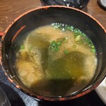 出雲そば やくも - 味噌汁