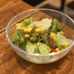 チャントーヤ ココナッツカリー - 【No.9 トロ豚とキャベツとトマトのカレー(辛さ：普通)@税込1,350円】サラダ