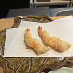 てんぷら 千の種 - 定食　エビ
