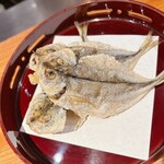 旬席　ふみ - 小アジ干物唐揚げ