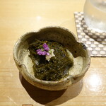 すし 中靜 - 岩海蘊の酢の物。酷暑なれど一気にクールダウン