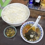 ひさご亭 - 大盛りライス 350円