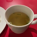 南海飯店 - かたい焼ソバのスープ