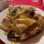 南海飯店 - かたい焼ソバ