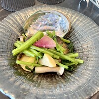 中国料理 燦宮 - 活蝦夷鮑と野菜の炒め