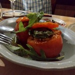 料理とワイン べつみや - トマトの肉詰め