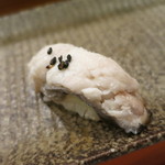 鮨匠 のむら - 名物！太刀魚握り。