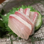 鮨匠 のむら - カンパチ刺身。