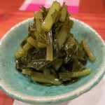 鮨匠 のむら - わさび菜。