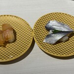 魚べい - 赤貝と小肌