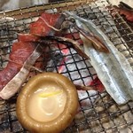 旬のさかな総 - h.26.10.16.夜 炭火で焼き焼きします。