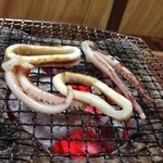 旬のさかな総 - h.26.10.16.夜 つきだしはスルメイカ炭火焼