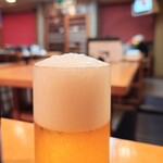 やぶ善 - 管理の行き届いたグラスでいただくと、旨さ倍増。