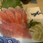 手打ち蕎麦 雷鳥 - キンメダイ刺身