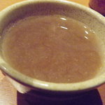 虎智庵 - 蕎麦湯を入れたあと